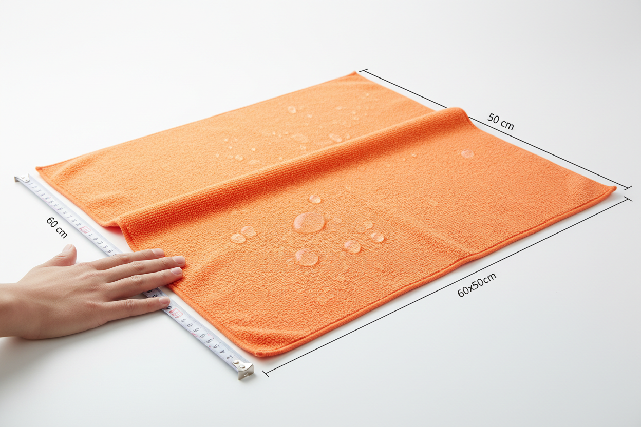 Mama Clean Plant fiber EXTRA Large(60*50cm Each) 27X Super Absorbent Cleaning Cloths | Absorbs 1 Full glass of water- Reusable & 900+ times washable-Pack of 4
