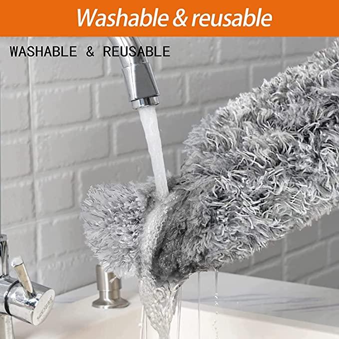 Microfibre Multipurpose Duster - Bendable, Washable and Extendable upto 100 inches - mamacleanin
