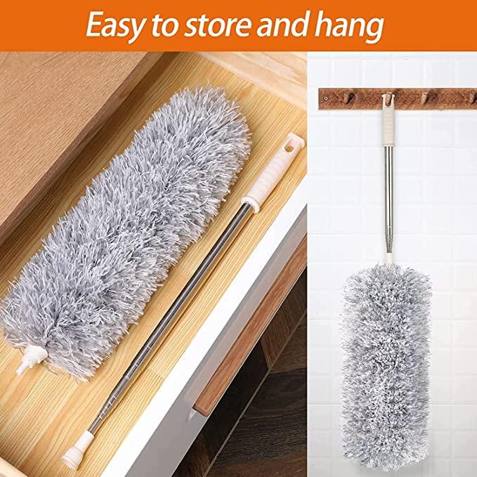 Microfibre Multipurpose Duster - Bendable, Washable and Extendable upto 100 inches - mamacleanin